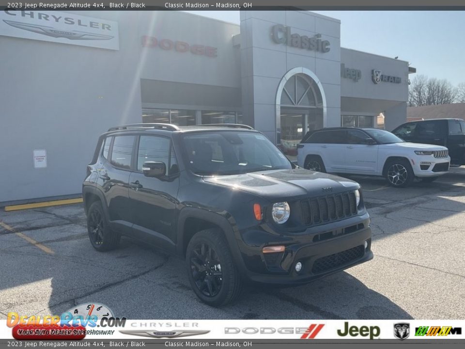 2023 Jeep Renegade Altitude 4x4 Black / Black Photo #1