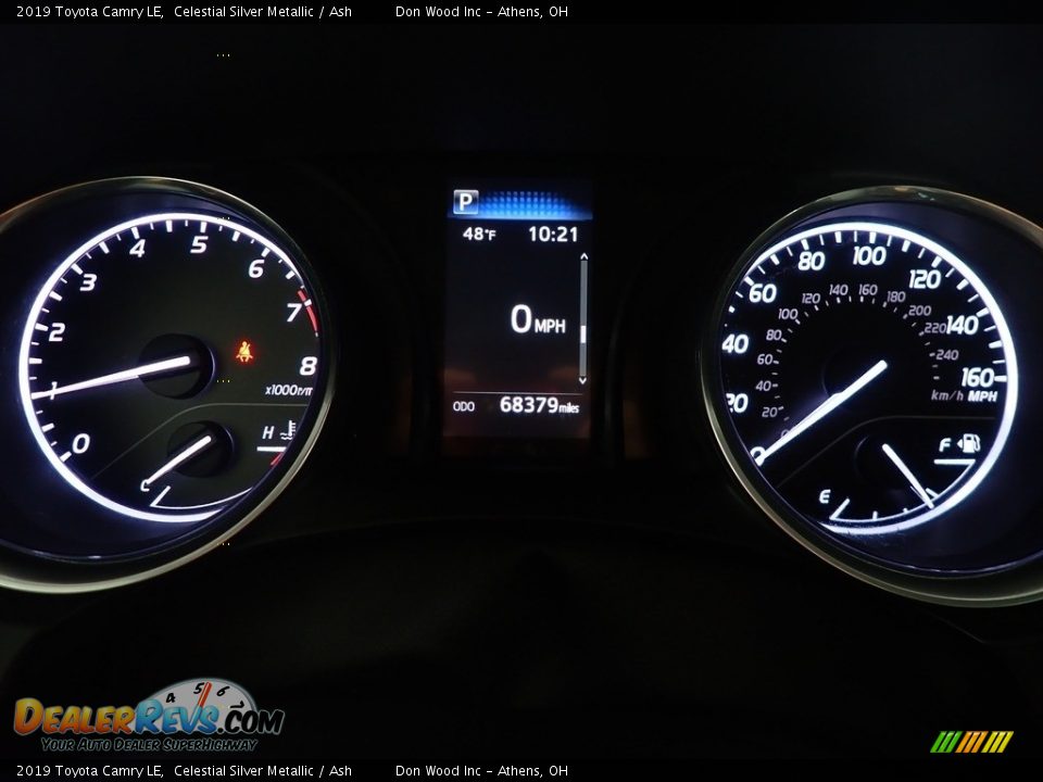 2019 Toyota Camry LE Celestial Silver Metallic / Ash Photo #24