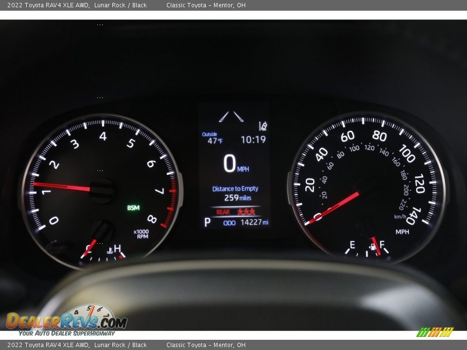 2022 Toyota RAV4 XLE AWD Lunar Rock / Black Photo #8