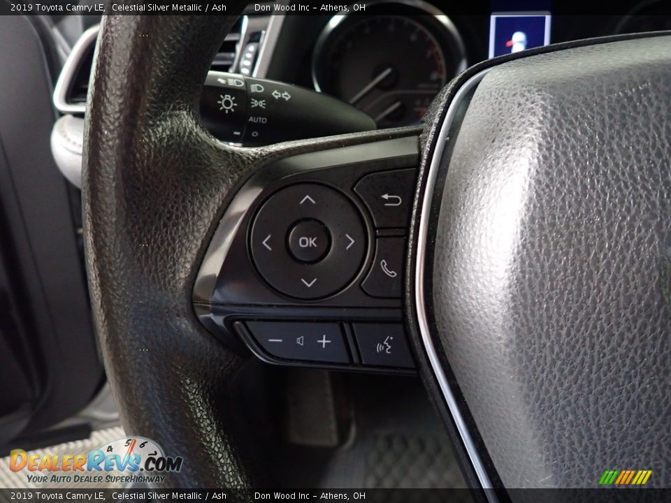 2019 Toyota Camry LE Celestial Silver Metallic / Ash Photo #25