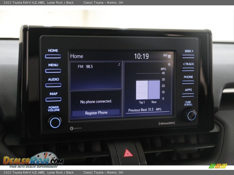 2022 Toyota RAV4 XLE AWD Lunar Rock / Black Photo #10