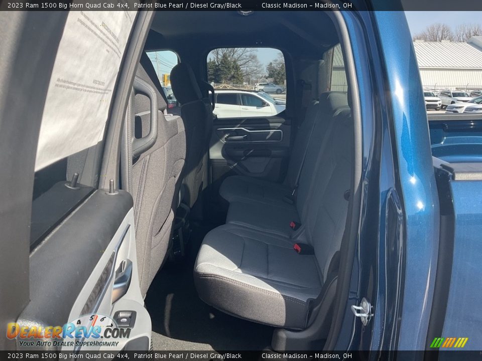 2023 Ram 1500 Big Horn Quad Cab 4x4 Patriot Blue Pearl / Diesel Gray/Black Photo #3