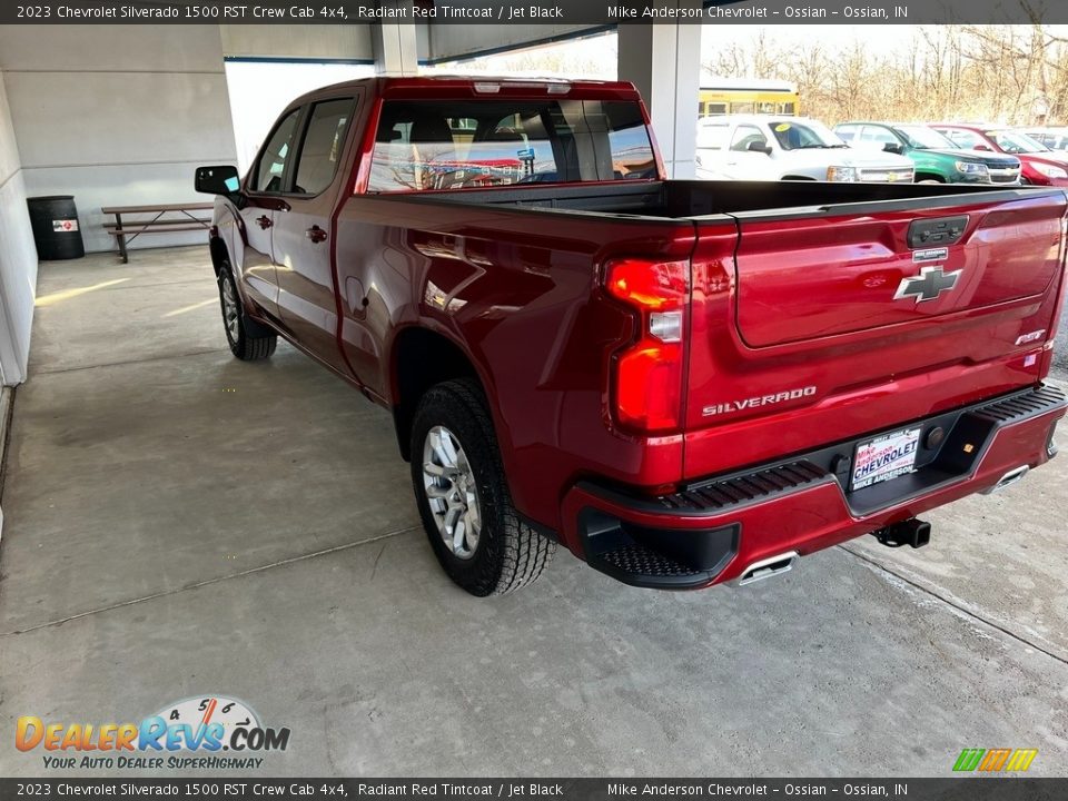 2023 Chevrolet Silverado 1500 RST Crew Cab 4x4 Radiant Red Tintcoat / Jet Black Photo #12