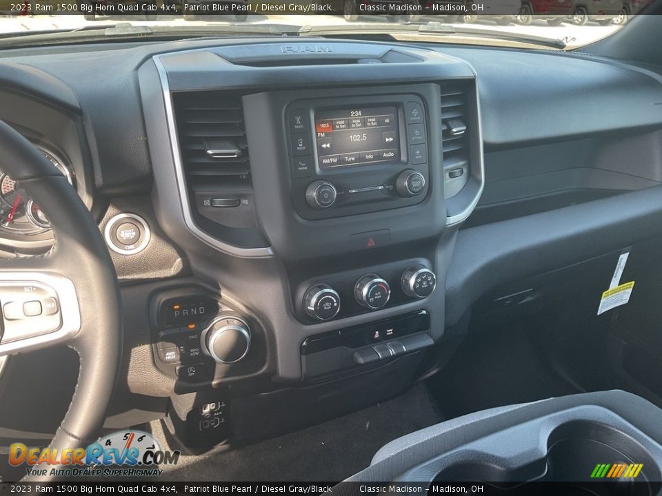 2023 Ram 1500 Big Horn Quad Cab 4x4 Patriot Blue Pearl / Diesel Gray/Black Photo #6