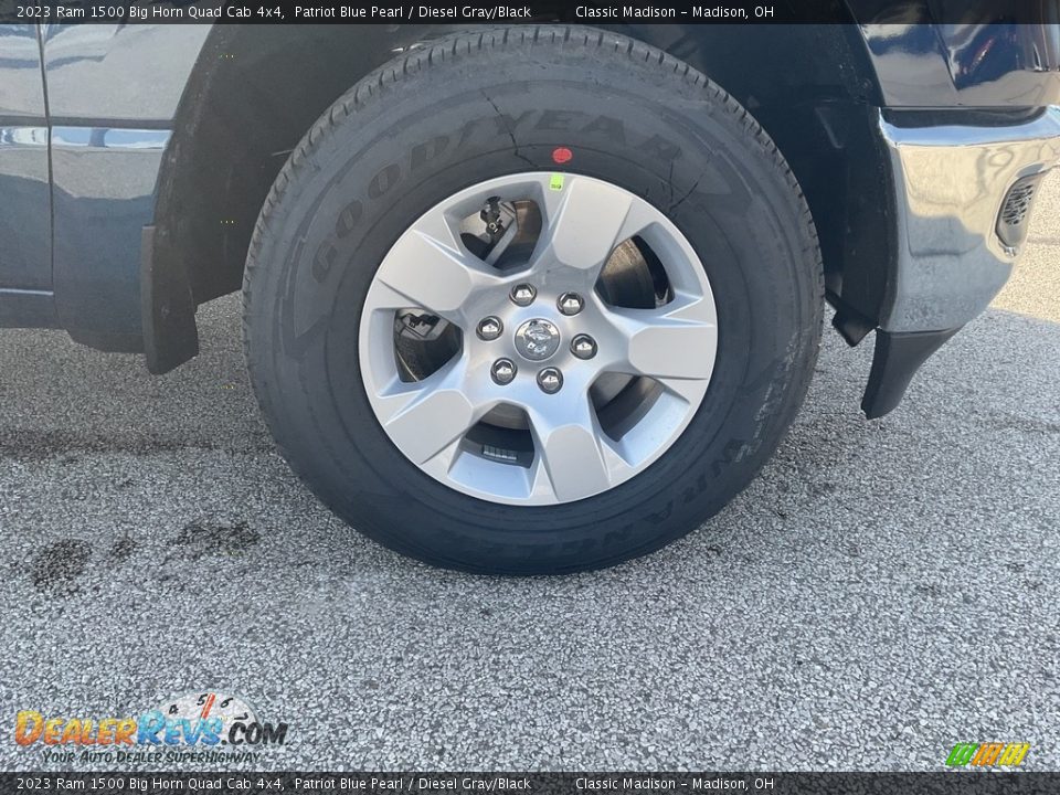 2023 Ram 1500 Big Horn Quad Cab 4x4 Patriot Blue Pearl / Diesel Gray/Black Photo #13