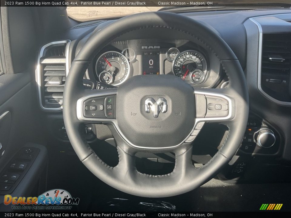 2023 Ram 1500 Big Horn Quad Cab 4x4 Patriot Blue Pearl / Diesel Gray/Black Photo #5