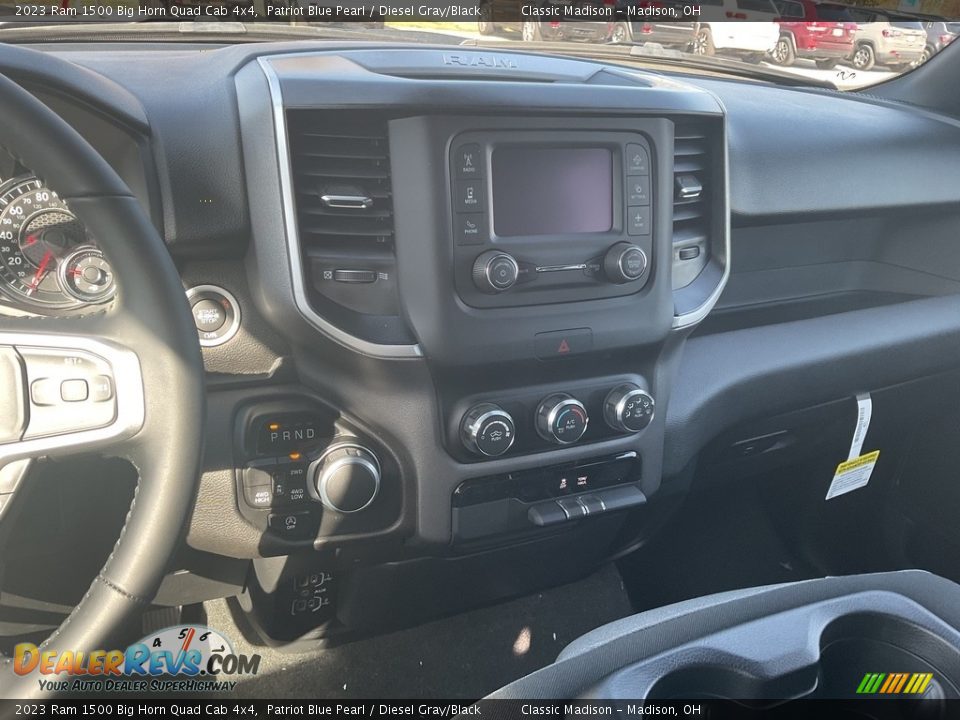 2023 Ram 1500 Big Horn Quad Cab 4x4 Patriot Blue Pearl / Diesel Gray/Black Photo #6