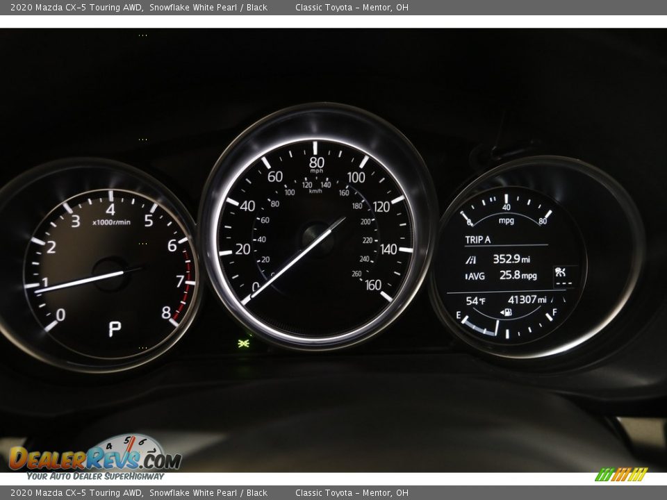 2020 Mazda CX-5 Touring AWD Snowflake White Pearl / Black Photo #7