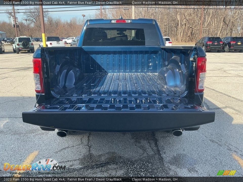 2023 Ram 1500 Big Horn Quad Cab 4x4 Patriot Blue Pearl / Diesel Gray/Black Photo #12