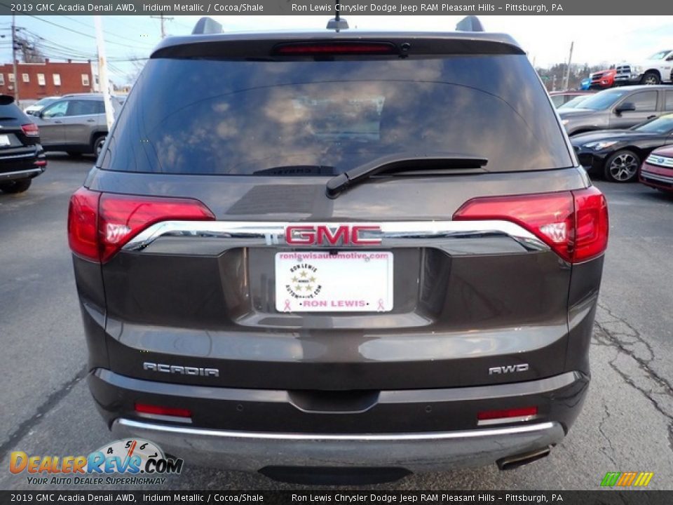 2019 GMC Acadia Denali AWD Iridium Metallic / Cocoa/Shale Photo #4