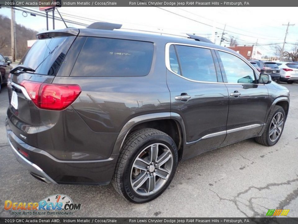 2019 GMC Acadia Denali AWD Iridium Metallic / Cocoa/Shale Photo #6