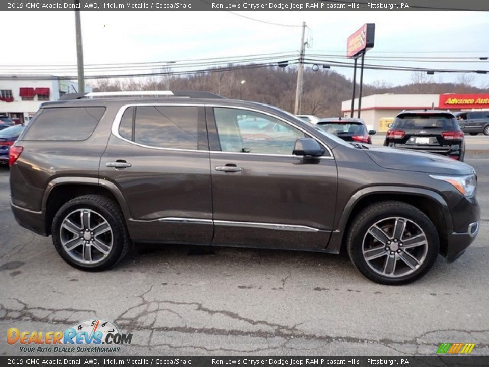 2019 GMC Acadia Denali AWD Iridium Metallic / Cocoa/Shale Photo #7