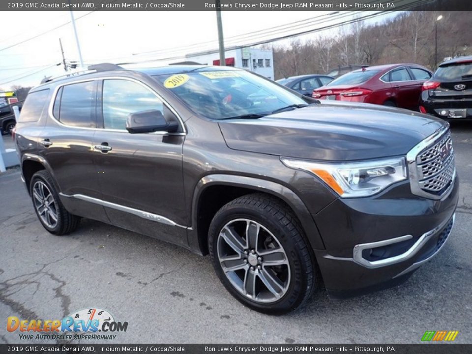 2019 GMC Acadia Denali AWD Iridium Metallic / Cocoa/Shale Photo #8