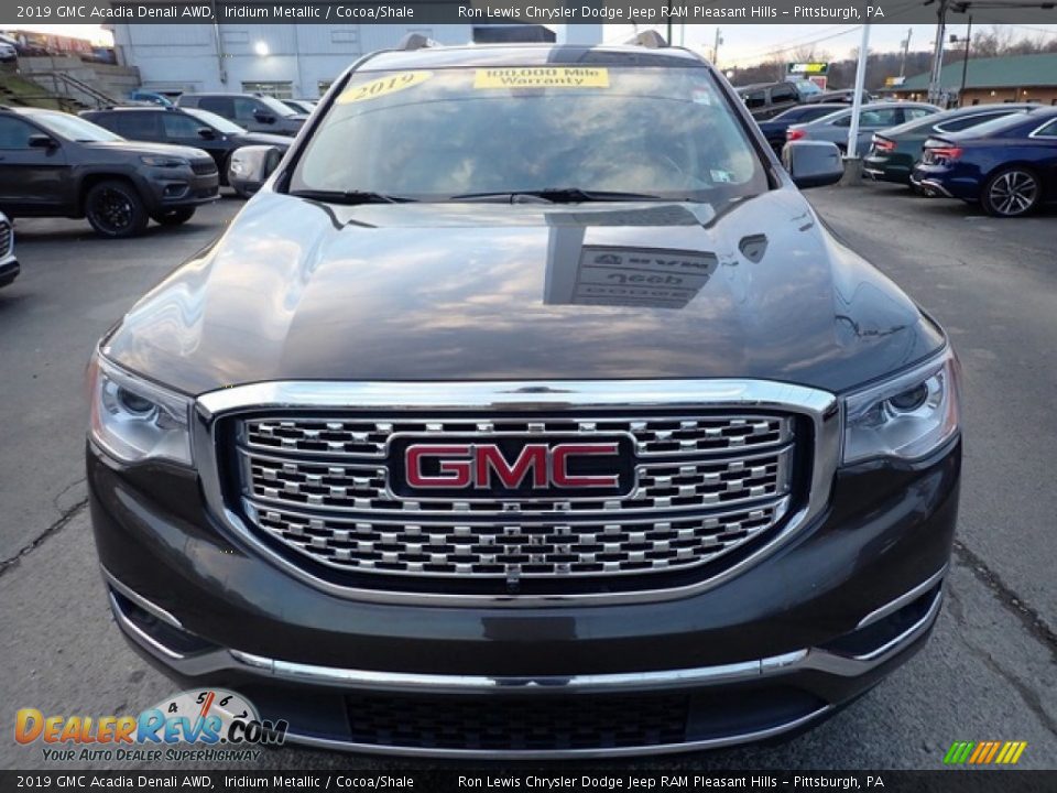 2019 GMC Acadia Denali AWD Iridium Metallic / Cocoa/Shale Photo #9