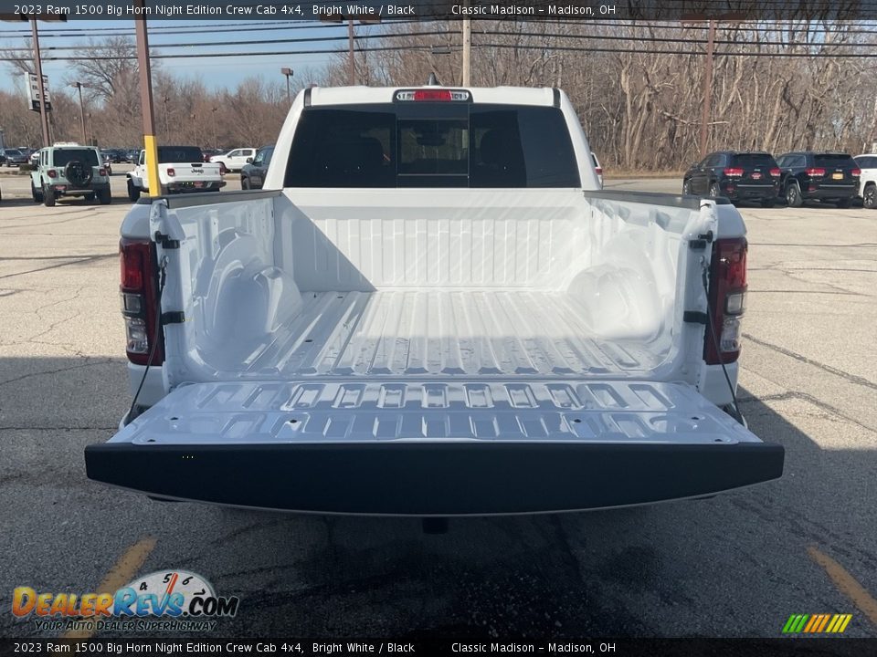 2023 Ram 1500 Big Horn Night Edition Crew Cab 4x4 Bright White / Black Photo #12