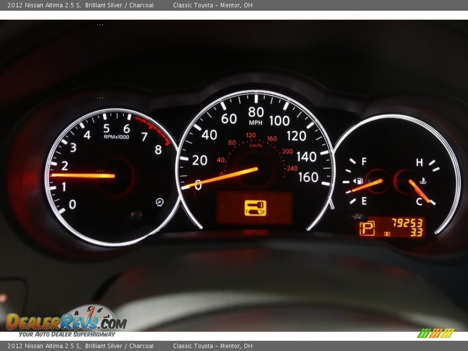 2012 Nissan Altima 2.5 S Brilliant Silver / Charcoal Photo #8