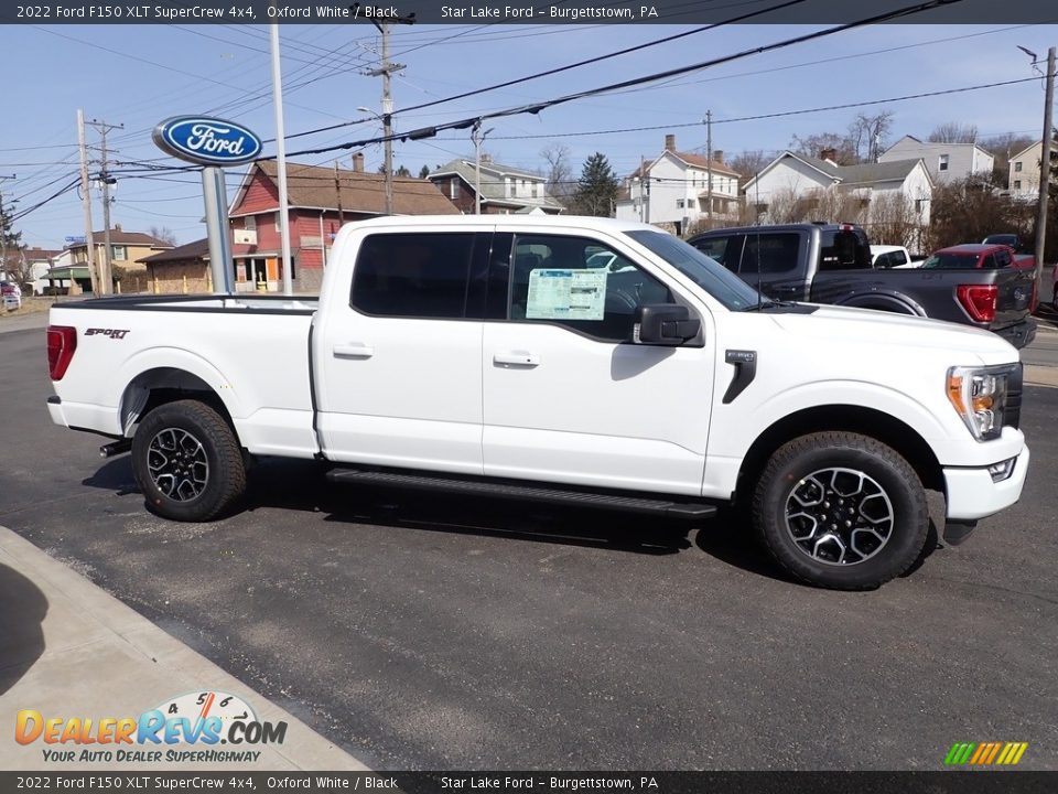 Oxford White 2022 Ford F150 XLT SuperCrew 4x4 Photo #6