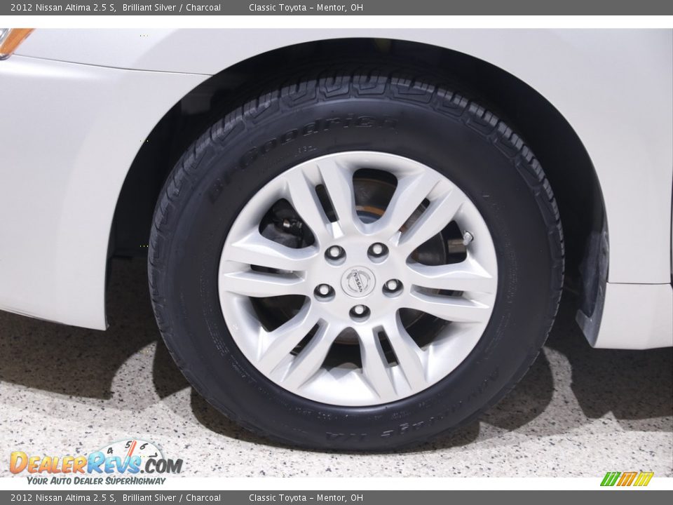 2012 Nissan Altima 2.5 S Brilliant Silver / Charcoal Photo #18