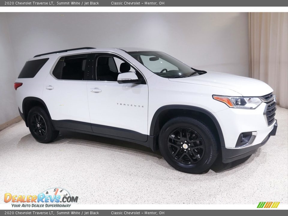 2020 Chevrolet Traverse LT Summit White / Jet Black Photo #1