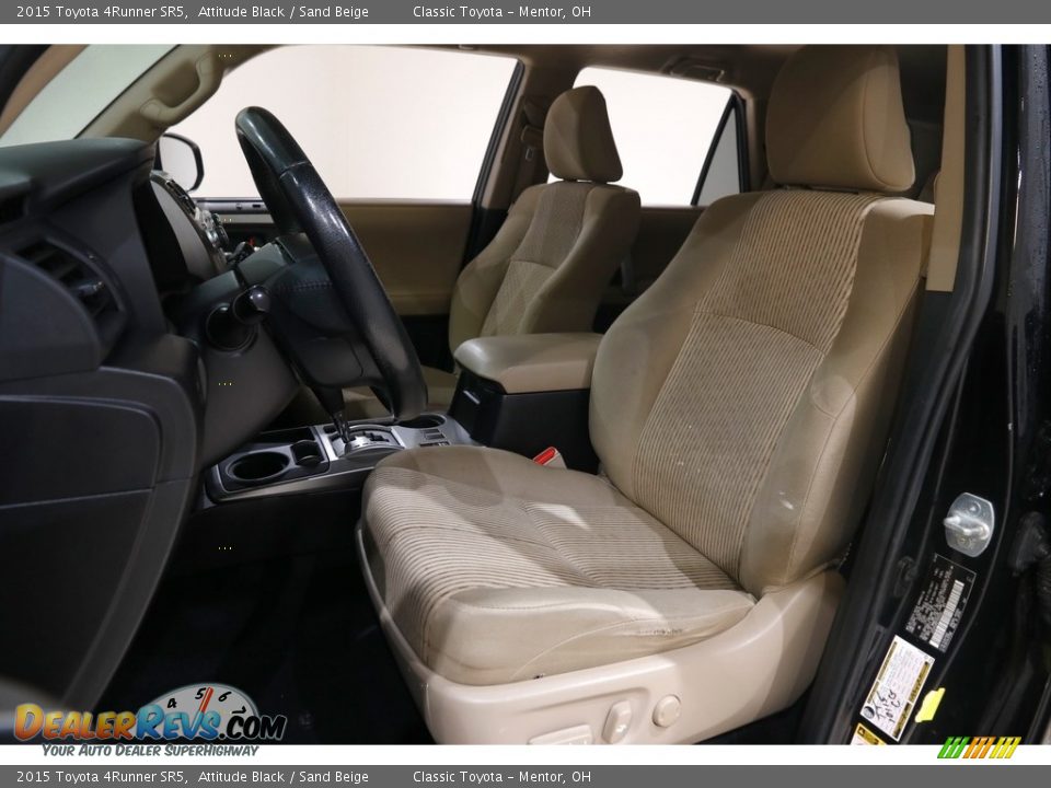 2015 Toyota 4Runner SR5 Attitude Black / Sand Beige Photo #5