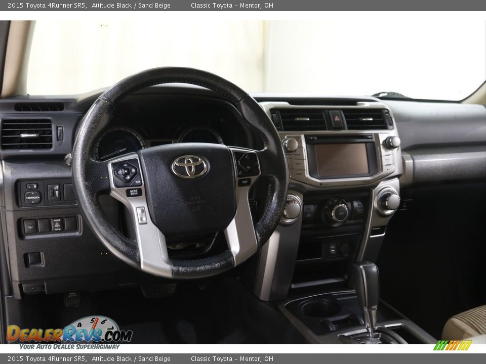 2015 Toyota 4Runner SR5 Attitude Black / Sand Beige Photo #6