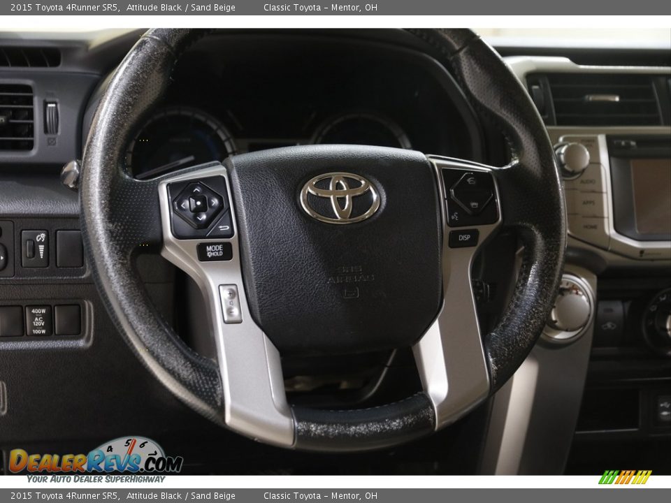 2015 Toyota 4Runner SR5 Attitude Black / Sand Beige Photo #7