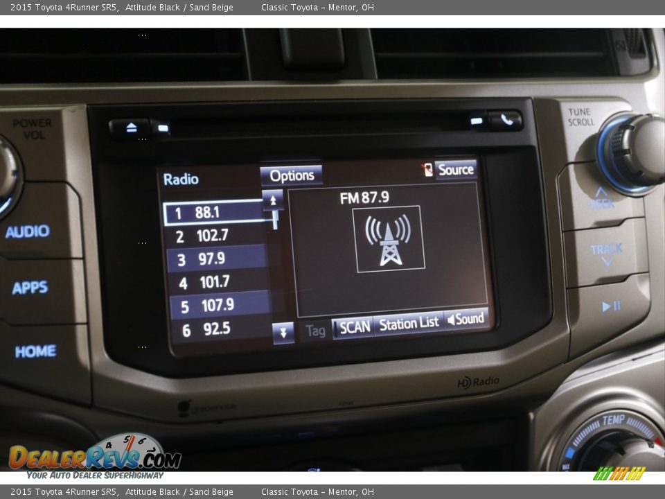 2015 Toyota 4Runner SR5 Attitude Black / Sand Beige Photo #10