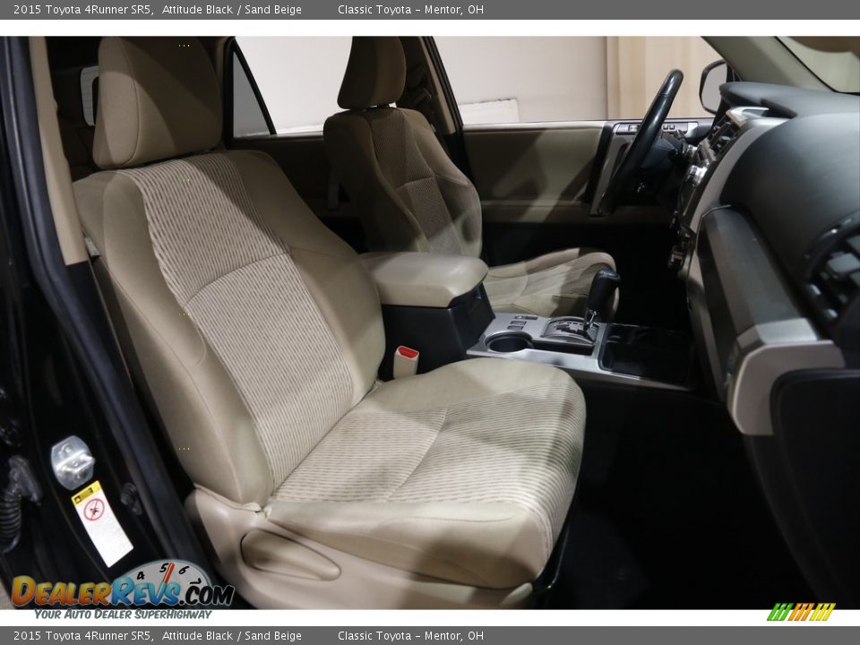2015 Toyota 4Runner SR5 Attitude Black / Sand Beige Photo #14