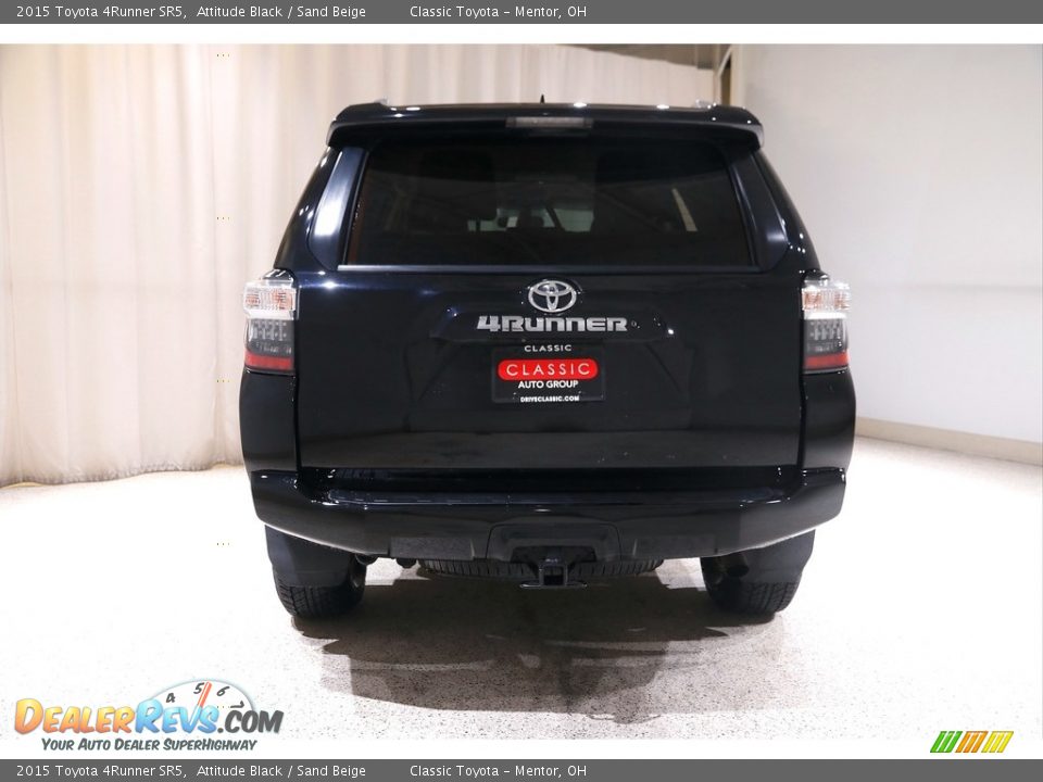 2015 Toyota 4Runner SR5 Attitude Black / Sand Beige Photo #18