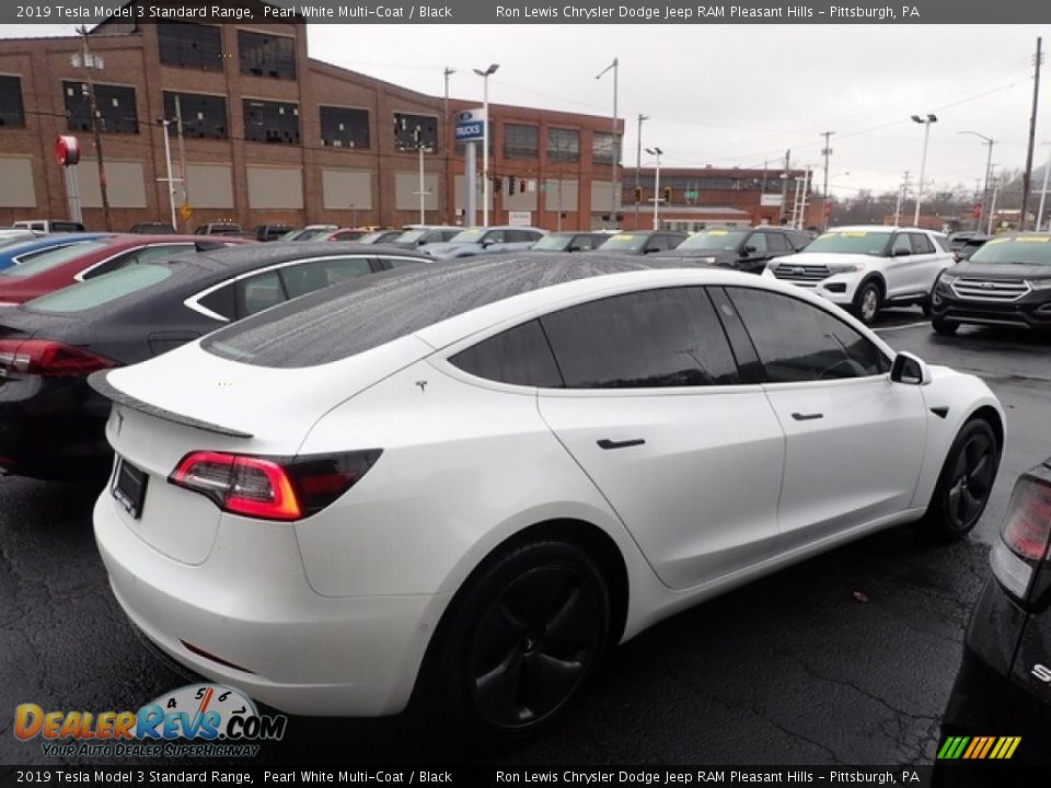 2019 Tesla Model 3 Standard Range Pearl White Multi-Coat / Black Photo #5