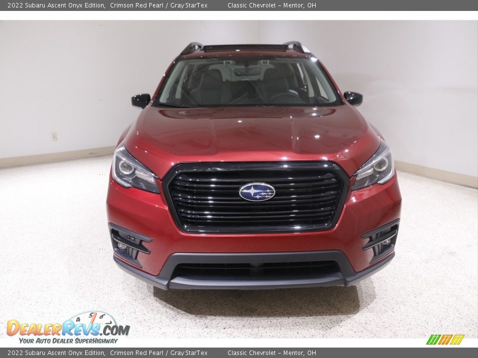 2022 Subaru Ascent Onyx Edition Crimson Red Pearl / Gray StarTex Photo #2