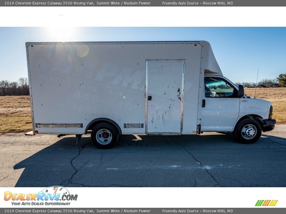 2014 Chevrolet Express Cutaway 3500 Moving Van Summit White / Medium Pewter Photo #2