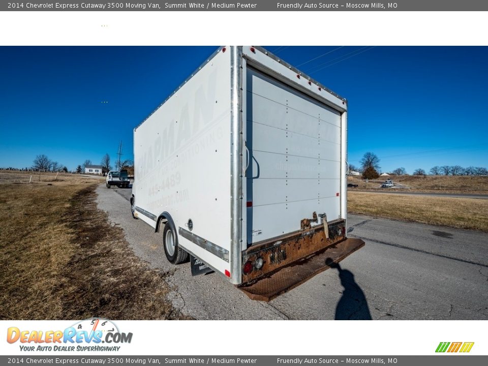2014 Chevrolet Express Cutaway 3500 Moving Van Summit White / Medium Pewter Photo #7