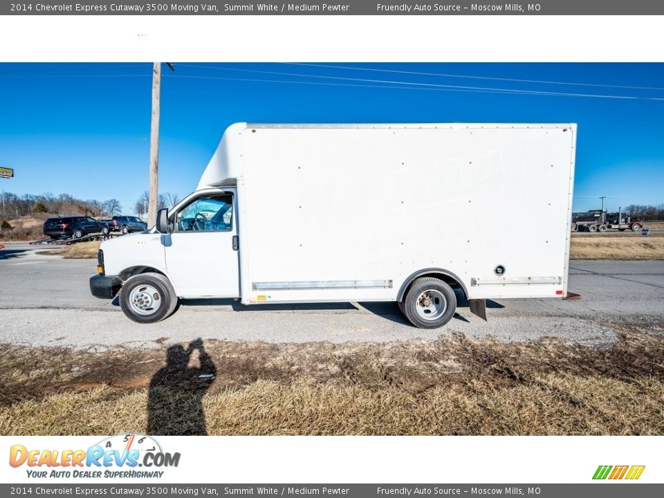 2014 Chevrolet Express Cutaway 3500 Moving Van Summit White / Medium Pewter Photo #8