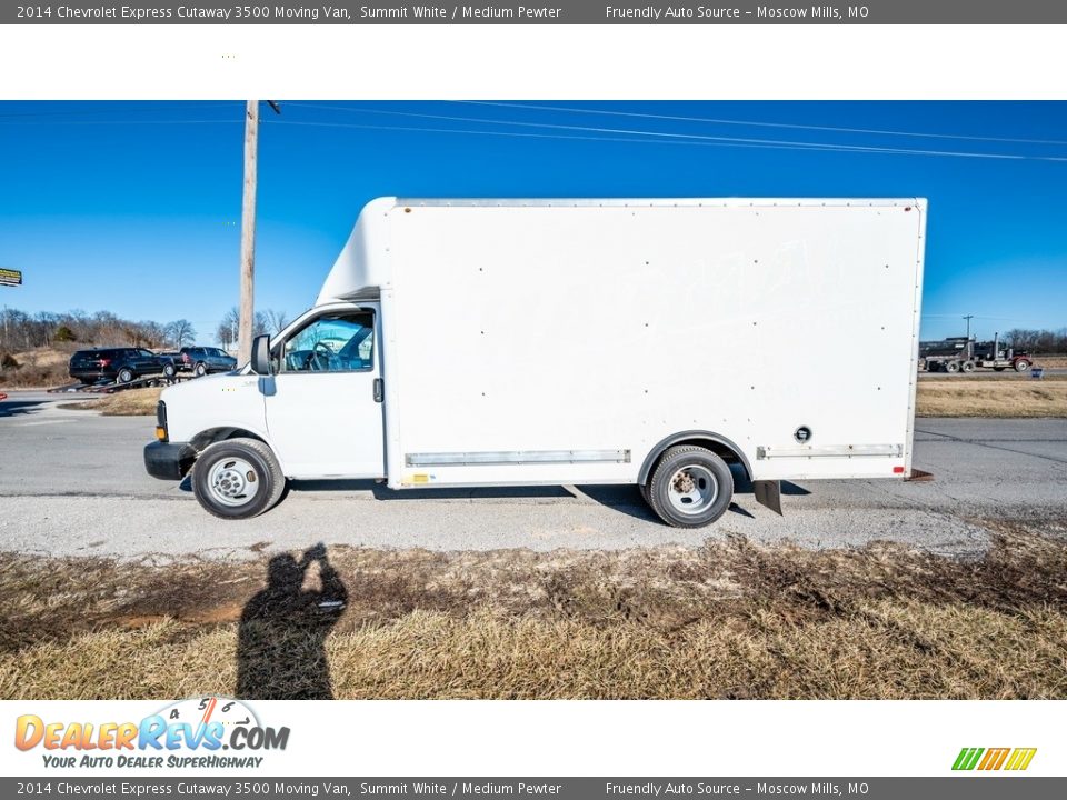 2014 Chevrolet Express Cutaway 3500 Moving Van Summit White / Medium Pewter Photo #8