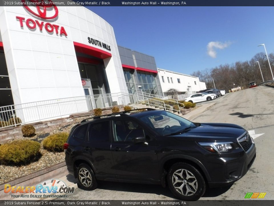 2019 Subaru Forester 2.5i Premium Dark Gray Metallic / Black Photo #2