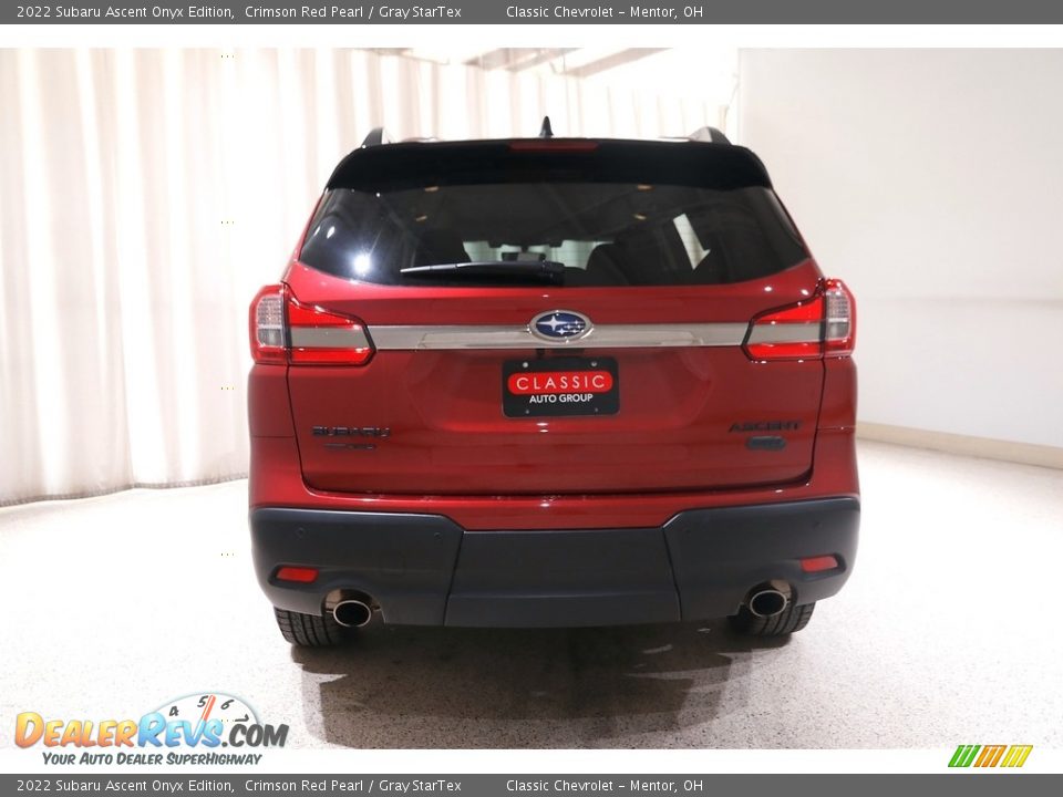 2022 Subaru Ascent Onyx Edition Crimson Red Pearl / Gray StarTex Photo #21