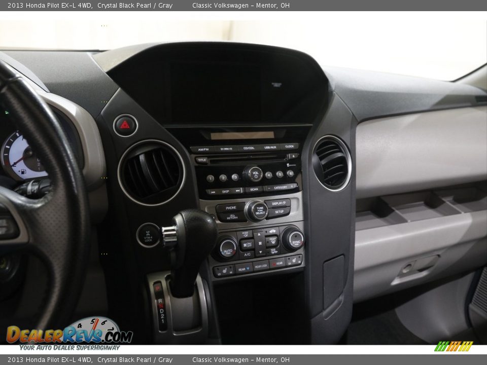 2013 Honda Pilot EX-L 4WD Crystal Black Pearl / Gray Photo #9