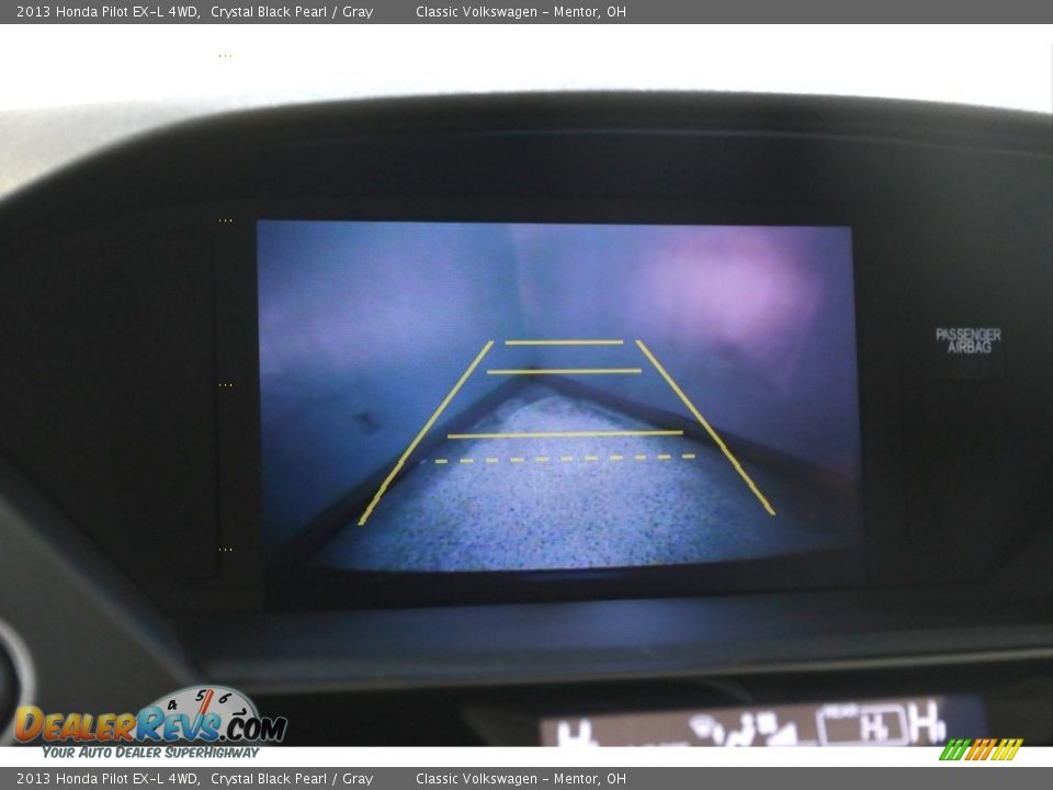 2013 Honda Pilot EX-L 4WD Crystal Black Pearl / Gray Photo #12
