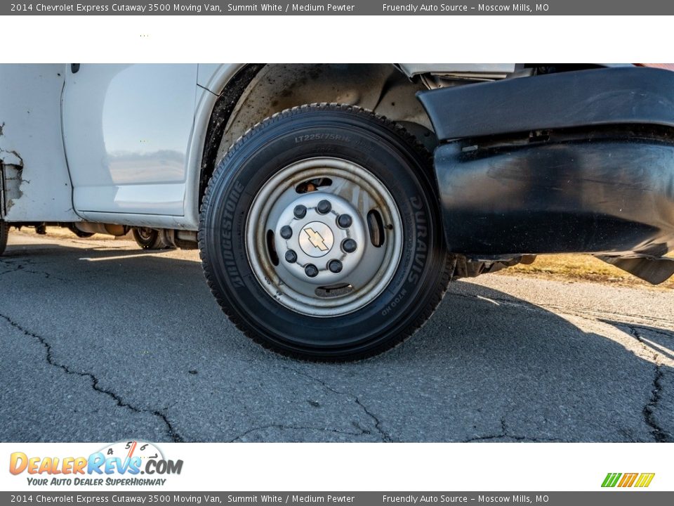 2014 Chevrolet Express Cutaway 3500 Moving Van Summit White / Medium Pewter Photo #18