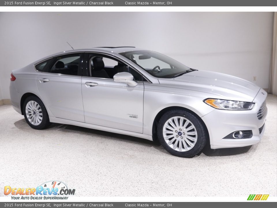 Ingot Silver Metallic 2015 Ford Fusion Energi SE Photo #1