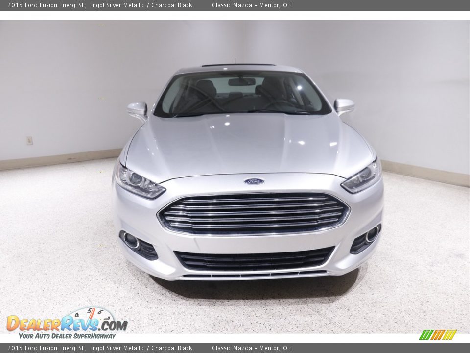 2015 Ford Fusion Energi SE Ingot Silver Metallic / Charcoal Black Photo #2