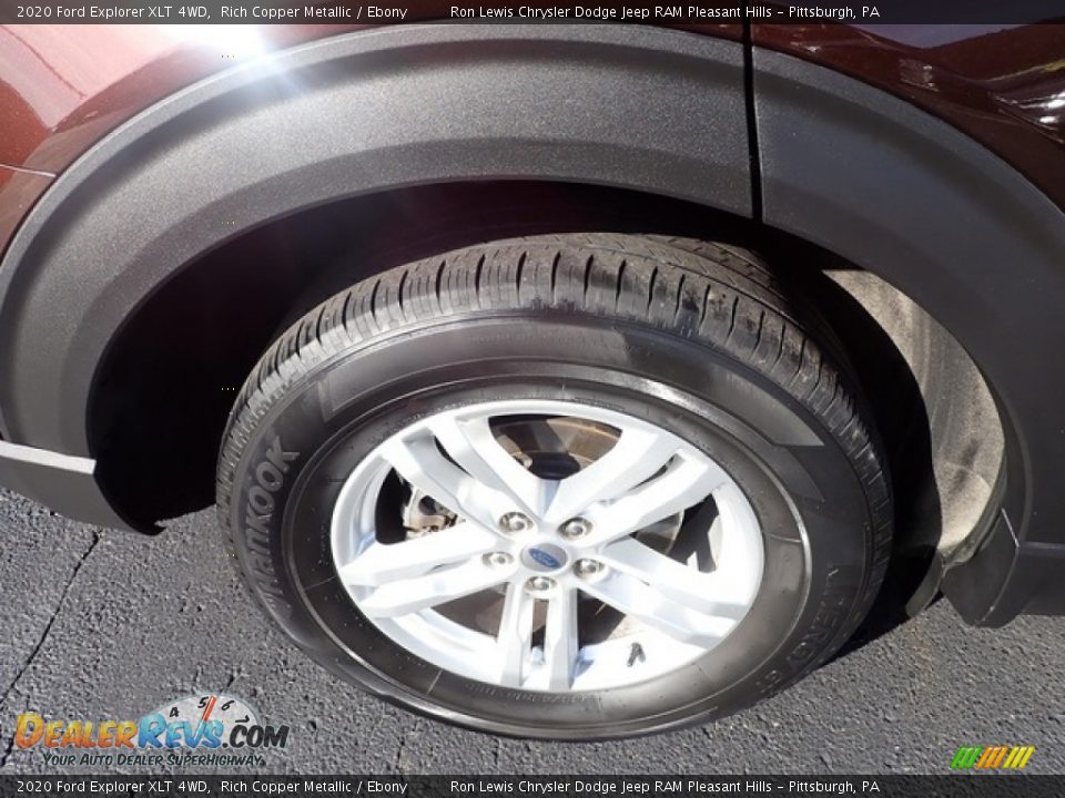 2020 Ford Explorer XLT 4WD Rich Copper Metallic / Ebony Photo #9