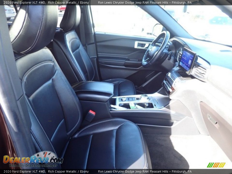 2020 Ford Explorer XLT 4WD Rich Copper Metallic / Ebony Photo #11