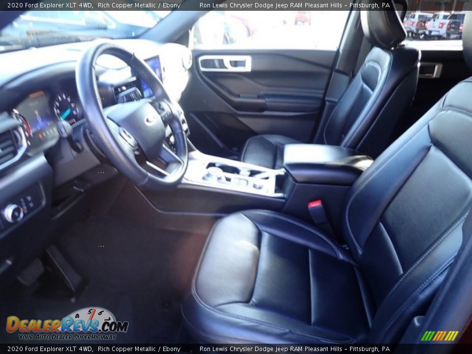 2020 Ford Explorer XLT 4WD Rich Copper Metallic / Ebony Photo #14