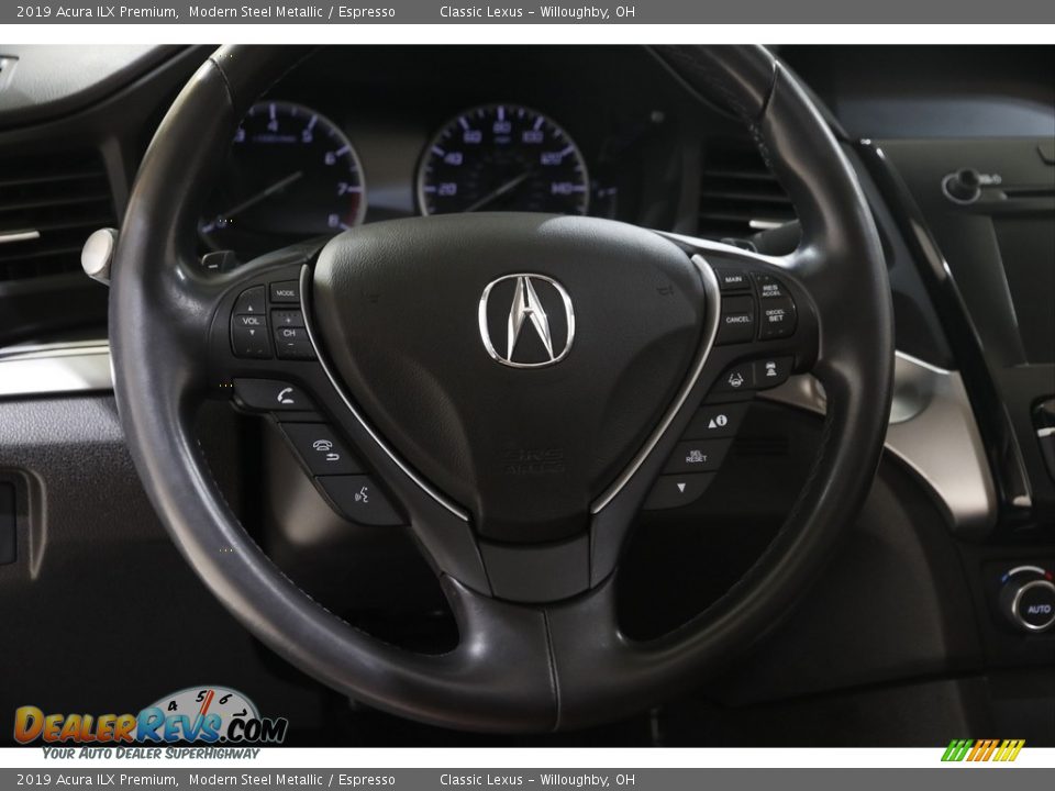 2019 Acura ILX Premium Modern Steel Metallic / Espresso Photo #7