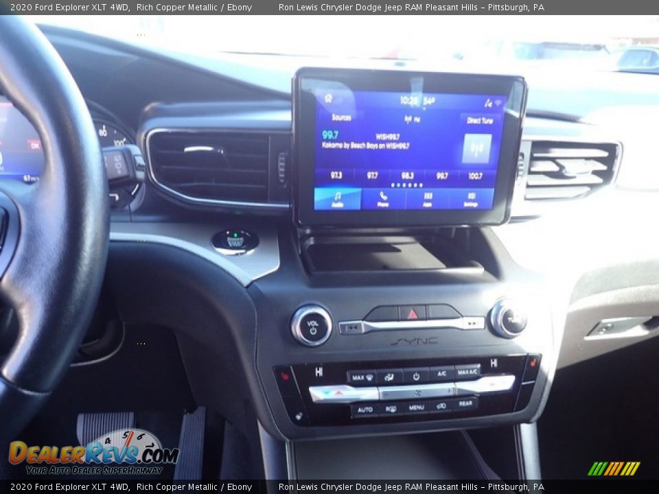 2020 Ford Explorer XLT 4WD Rich Copper Metallic / Ebony Photo #18