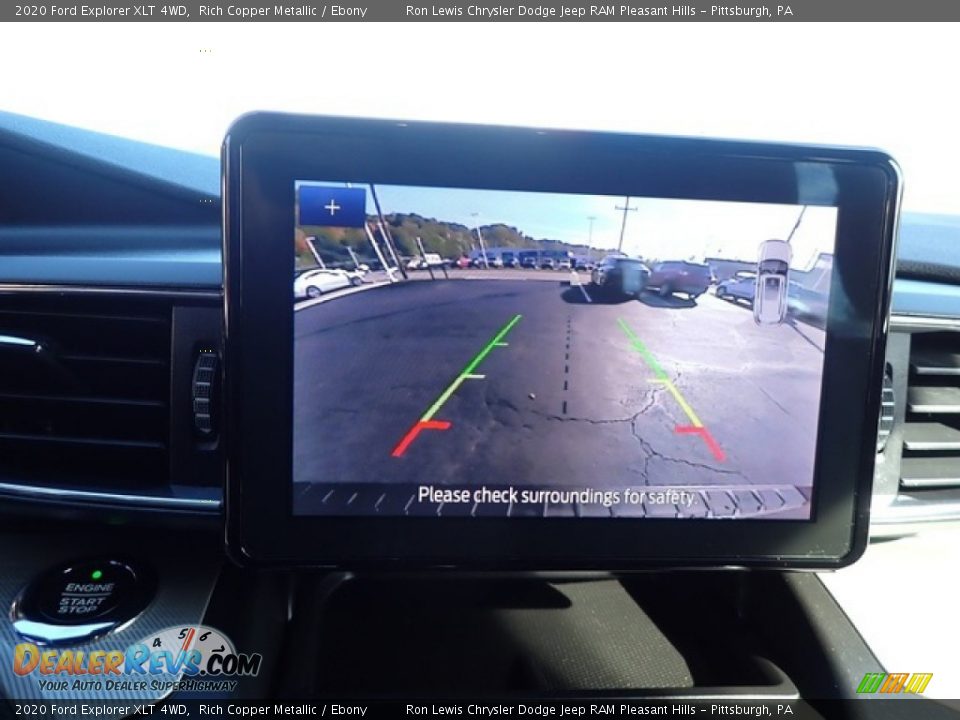 2020 Ford Explorer XLT 4WD Rich Copper Metallic / Ebony Photo #19