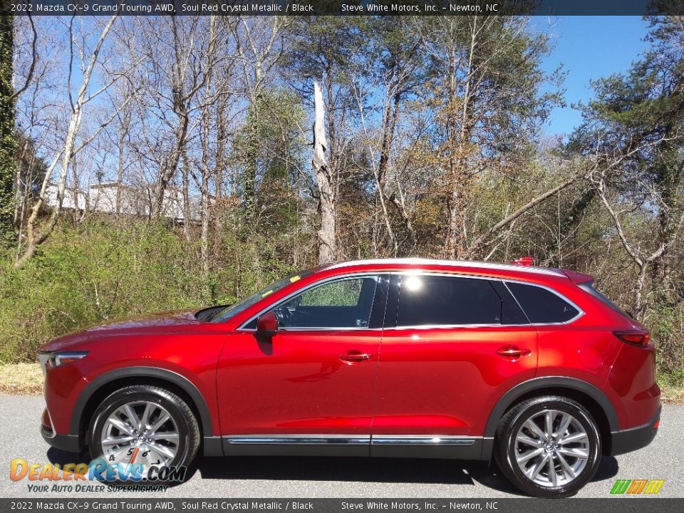 2022 Mazda CX-9 Grand Touring AWD Soul Red Crystal Metallic / Black Photo #1