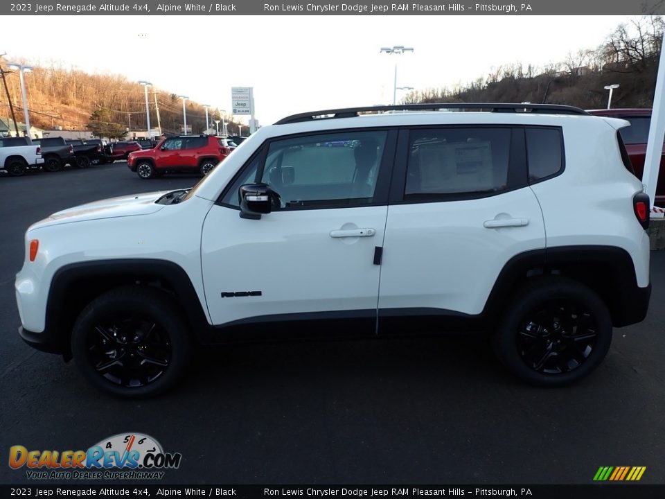 2023 Jeep Renegade Altitude 4x4 Alpine White / Black Photo #2